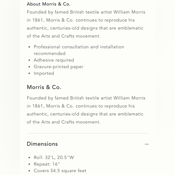 Morris & Co. Rabbit Wallpaper - Picture 5 of 6